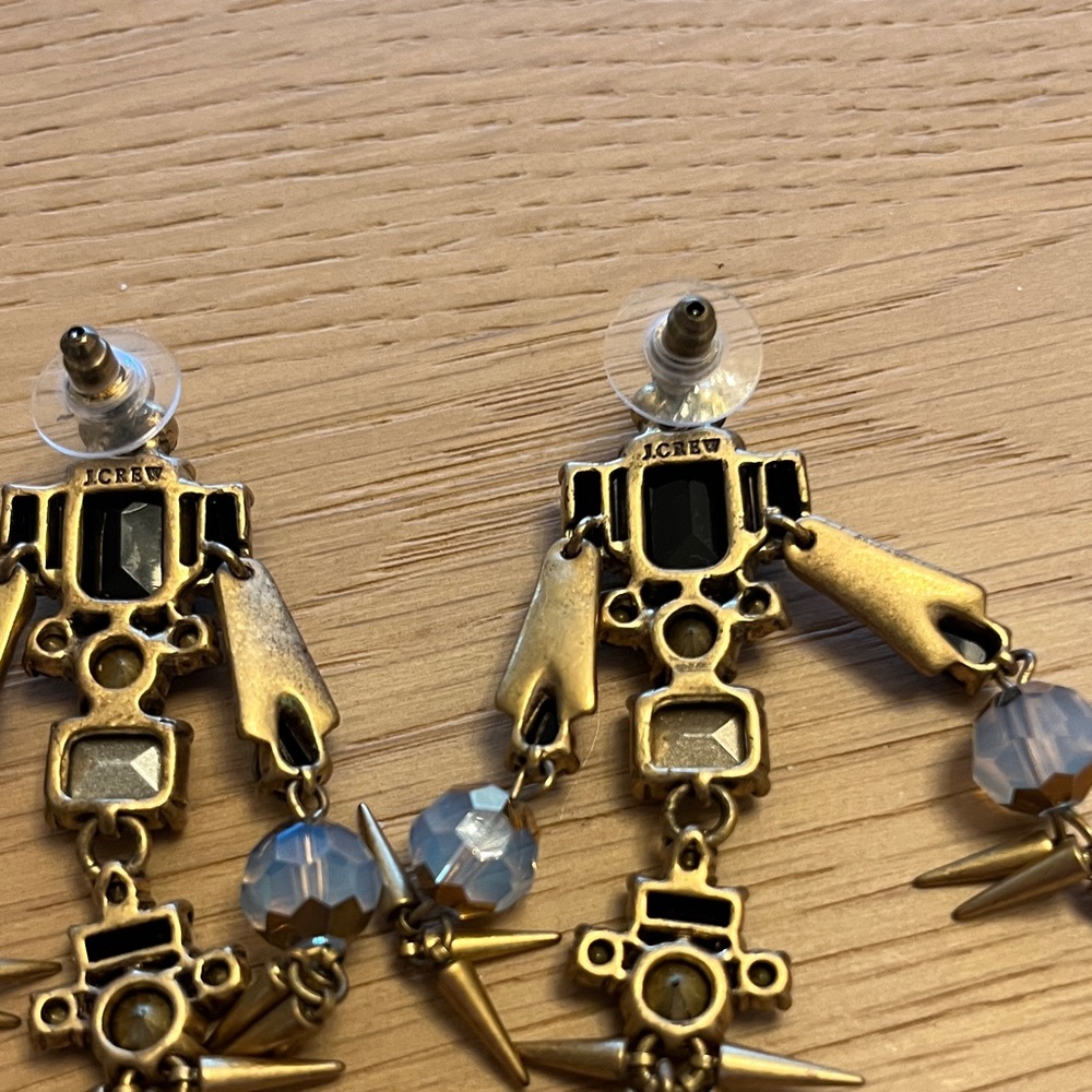J. Crew Gold and Multicolor Earrings - Picture 3 of 3